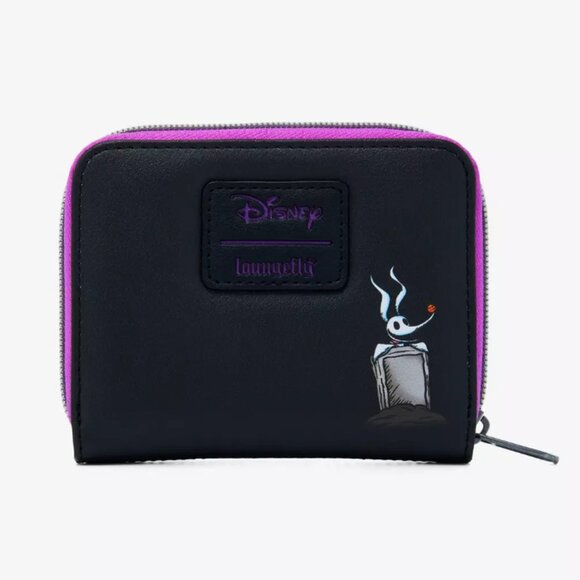 Loungefly The Nightmare Before Christmas Zero Moon Doodle Mini Zipper Wallet NWT - Picture 2 of 3